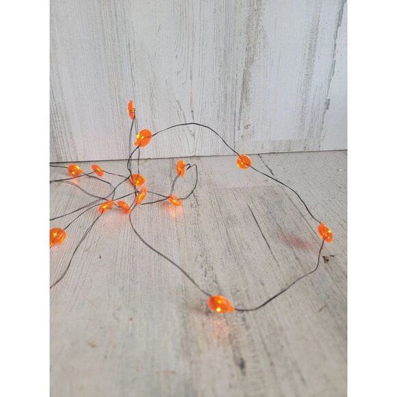 Pumpkin string light up Village accessory Halloween - Picture 7 of 11